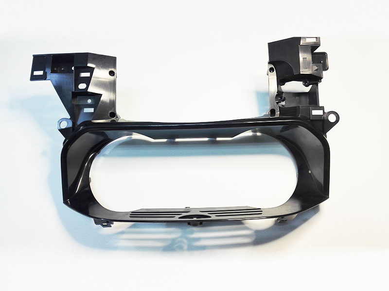 Instrument lamp bracket mold and injection molded parts Sight Tube bracket tool & part